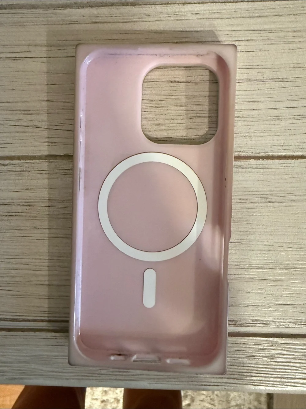 Elizabeth and James Sparkling White iPhone 16 pro Case with Gold Camera Accent